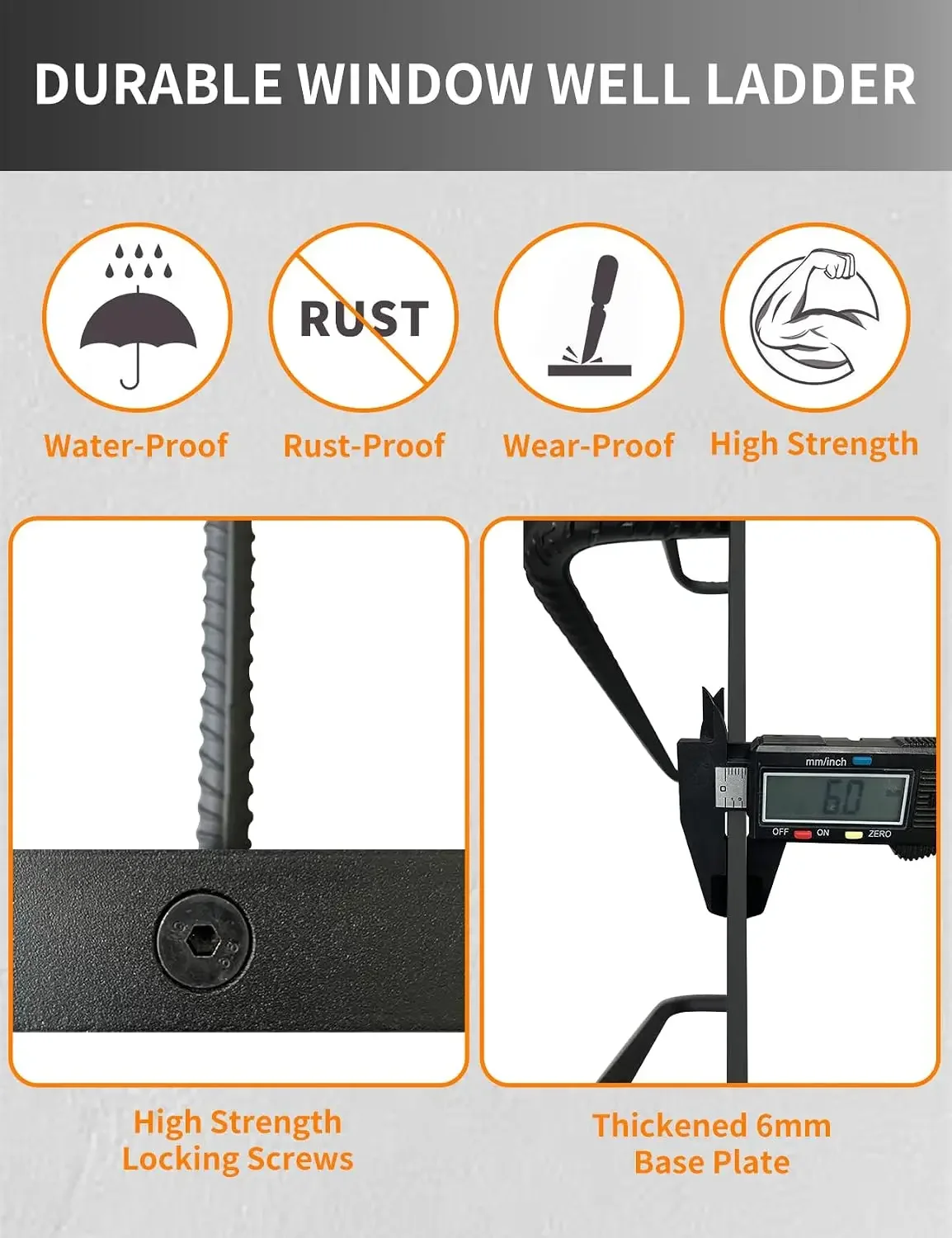 บันไดหนีไฟ 5 ขั้นสำหรับบานหน้า - Fire Escape Ladder บทวิจารณ์และราคา