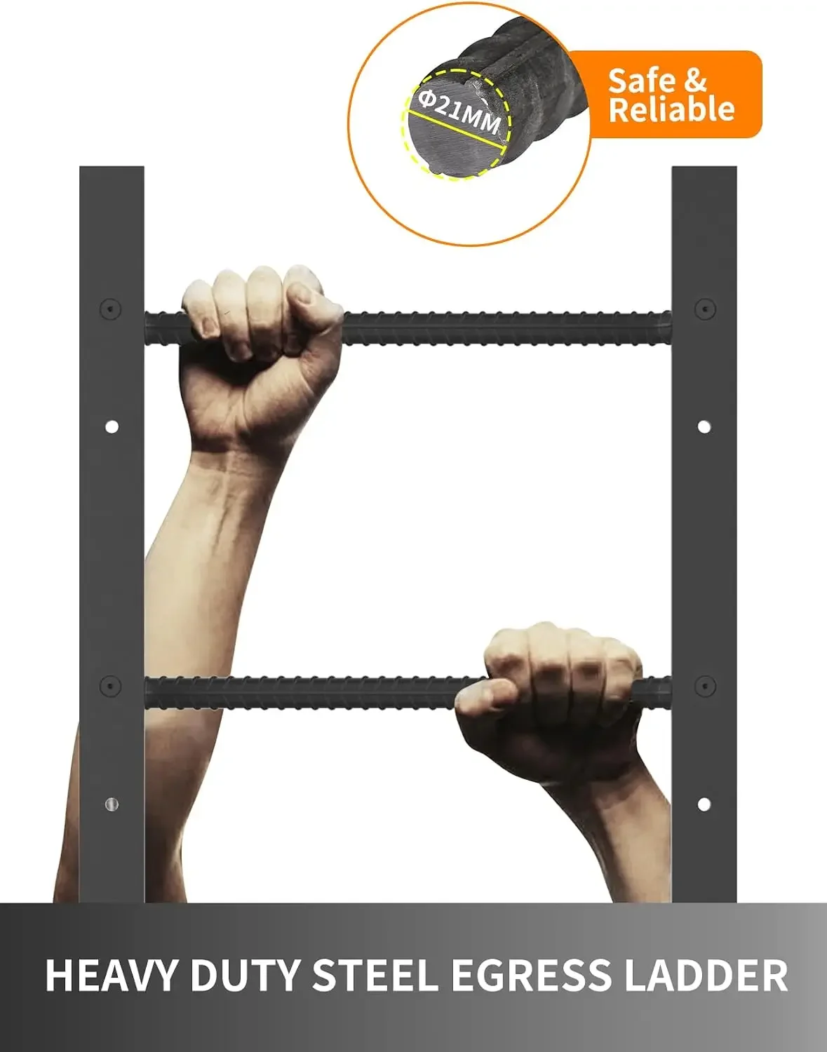 บันไดหนีไฟ 5 ขั้นสำหรับบานหน้า - Fire Escape Ladder บทวิจารณ์และราคา