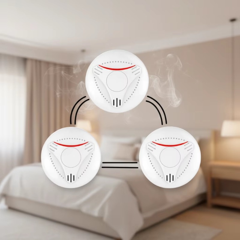 เครื่องตรวจจับควันแบบไร้สาย Ac - Smoke Detector Interconnected บทวิจารณ์และราคา